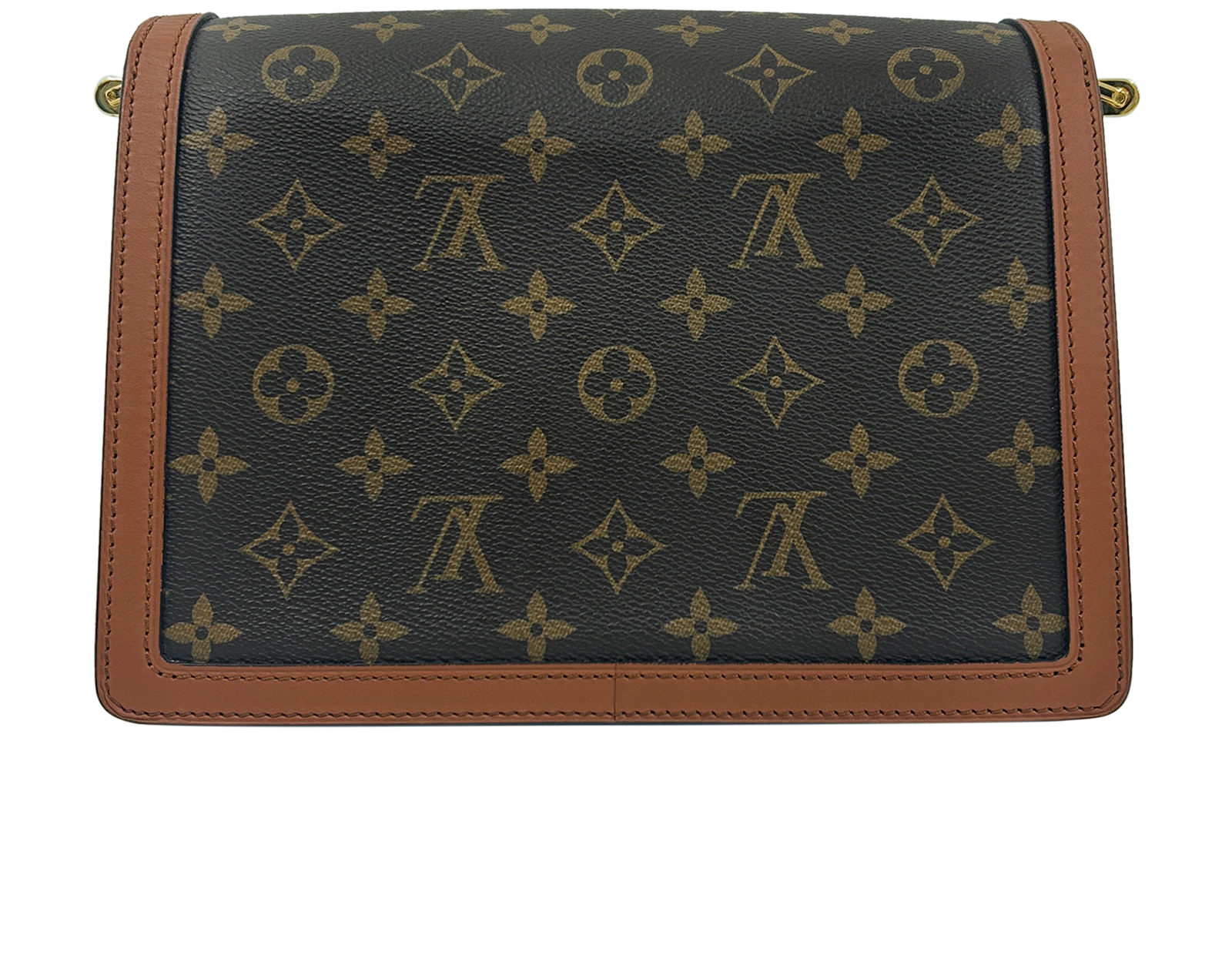 Dauphine MM, 1.890&euro;, Bolso, Marrón, Canvas - General, Vista trasera